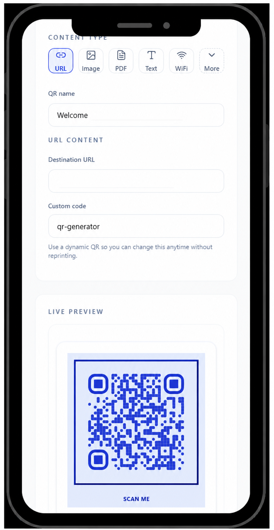 AI QR Link Hero